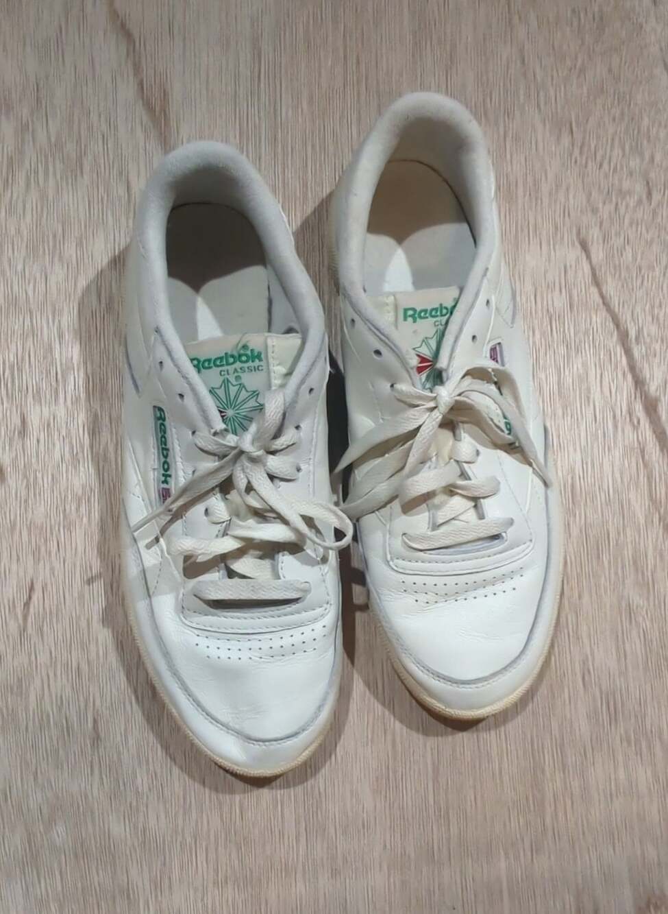 Reebok Club C Vintage White Green Sneakers